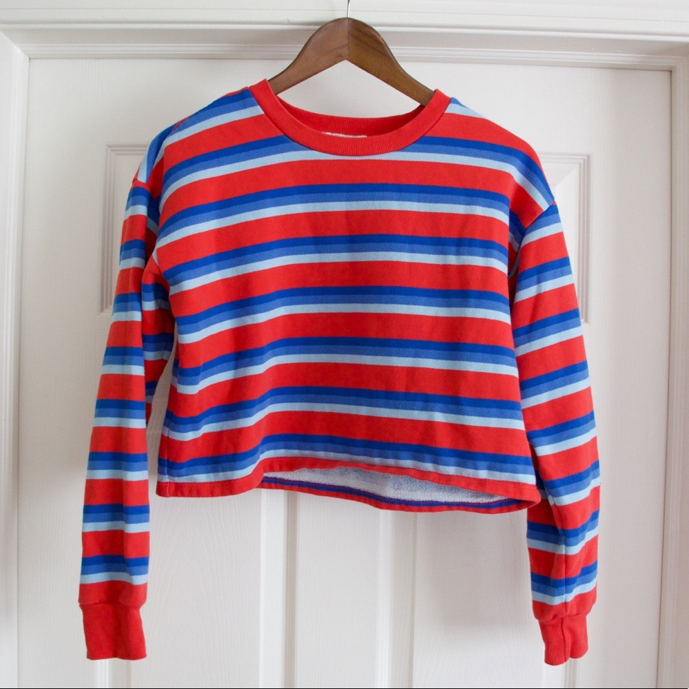 Forever 21 stripped crop top